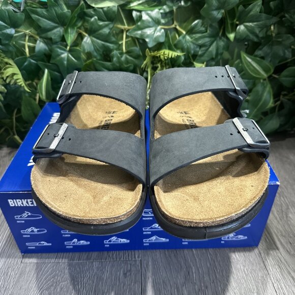 Birkenstock Arizona CT Mens Sandals  Size 44 Black NEW in box with tag main image 1